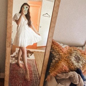 COTTON CANDY LA Linen Tie Front Dress